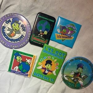 Earth Day Disneyland Collectors Pins